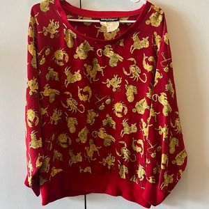 Vintage Salvatore Ferragamo Silk Blouse